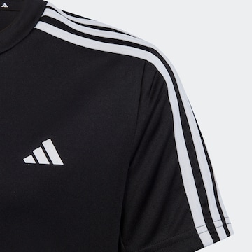 ADIDAS SPORTSWEARTehnička sportska majica 'Train Essentials Aeroready 3-Stripes -Fit' - crna boja