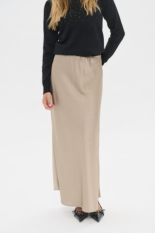 SAINT TROPEZ Rock 'LodisaSZ' in Grau: Vorderseite