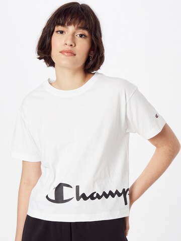 Champion Authentic Athletic Apparel Shirt in Wit: voorkant