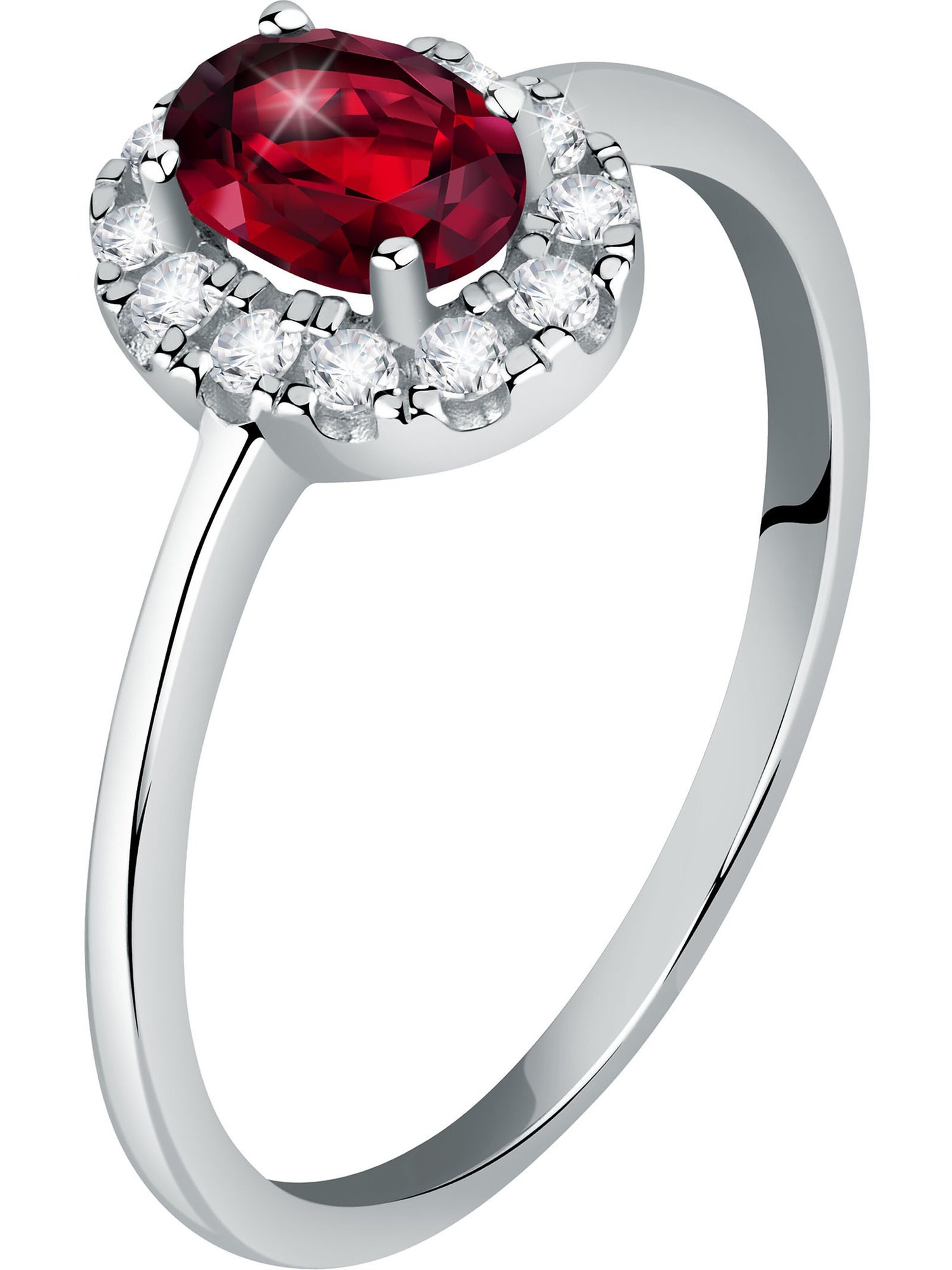 CHRIST Ring in Silber: Vorderseite