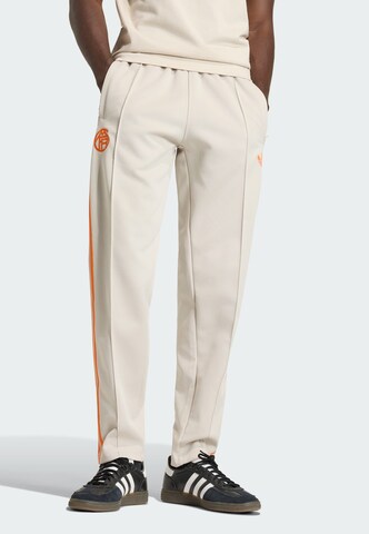ADIDAS PERFORMANCE - Slimfit Pantalón deportivo 'FC Bayern' en beige: frente