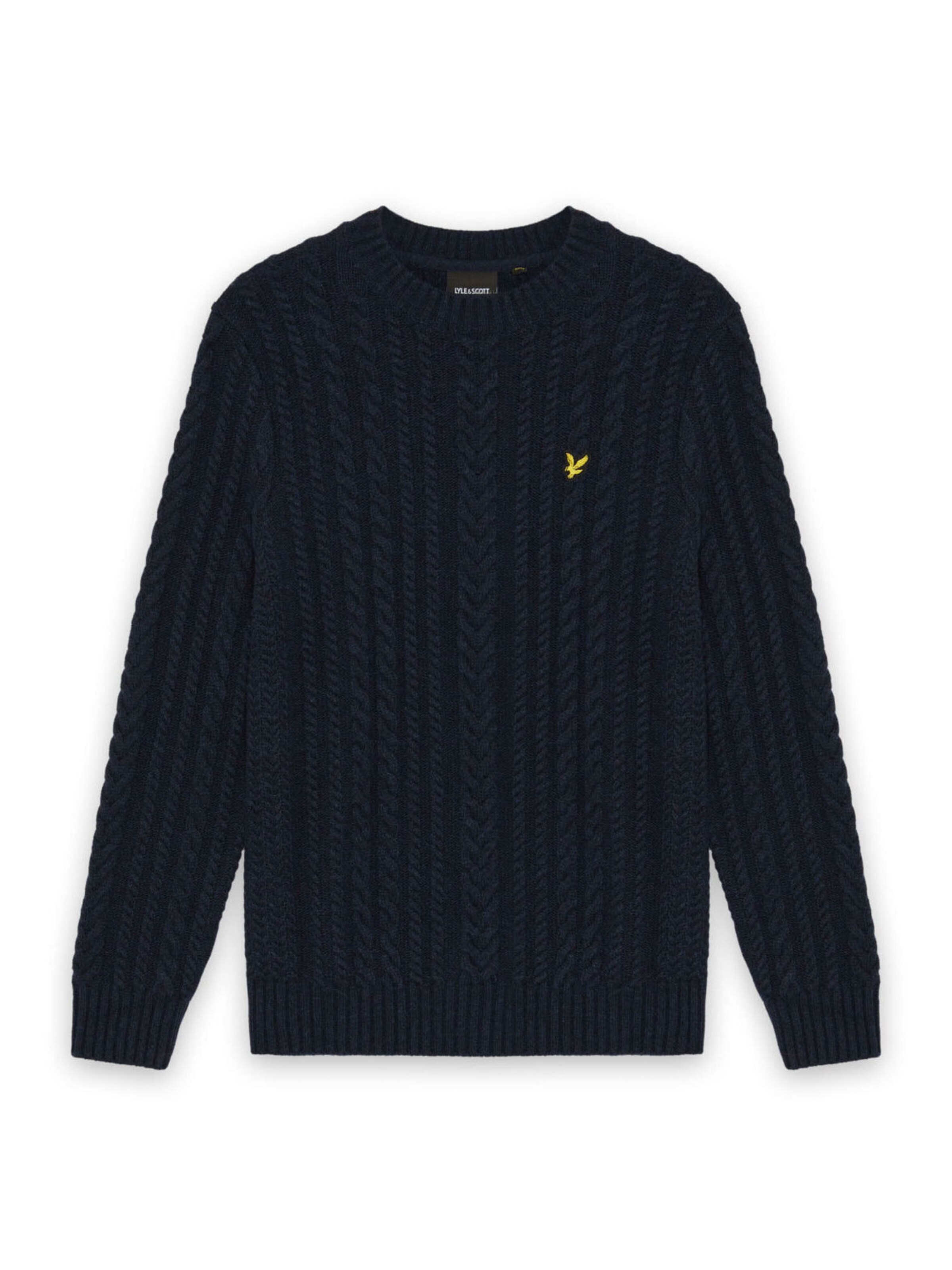 Pull-over Lyle & Scott en bleu : devant