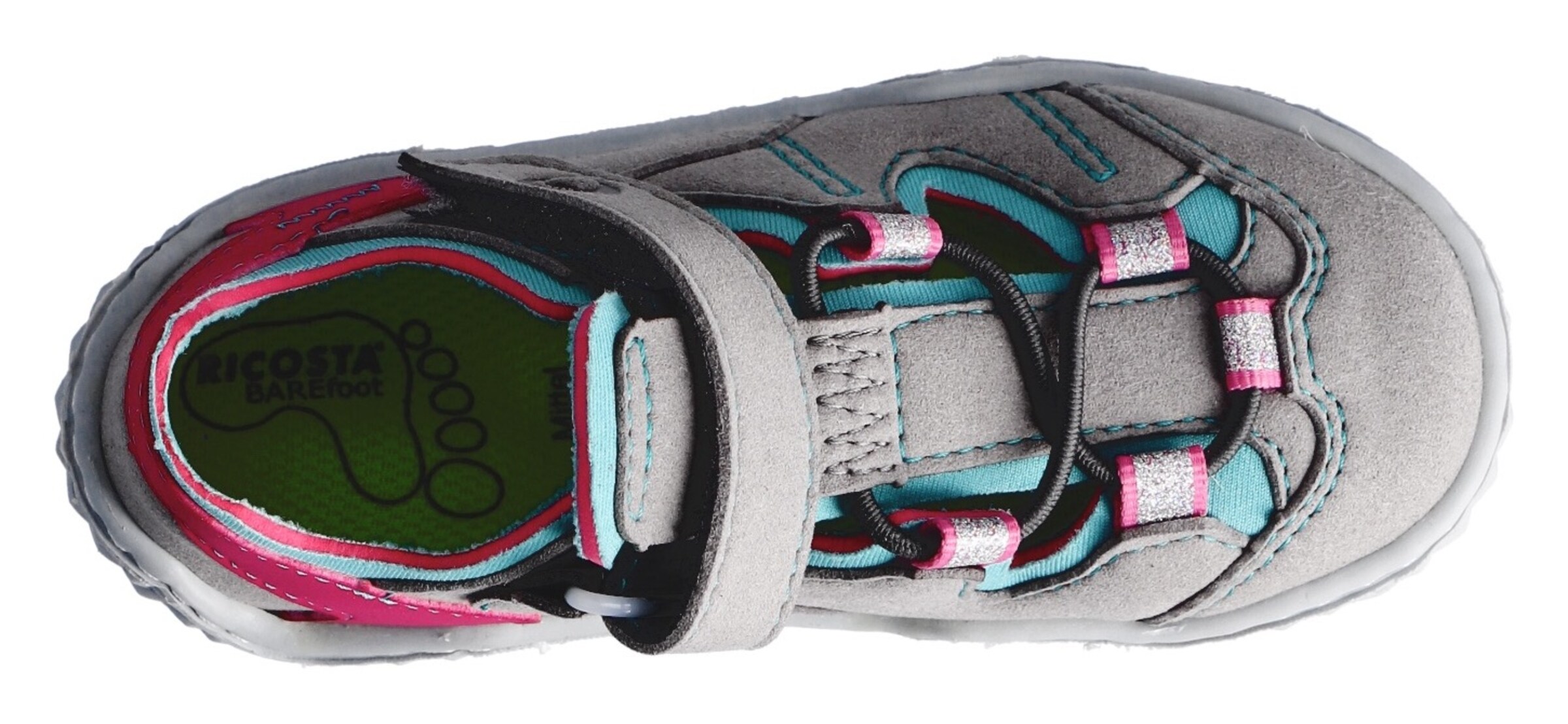 RICOSTA Sandale 'Jeff' in Grau