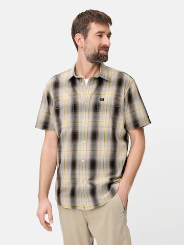 CAMEL ACTIVE Regular fit Button Up Shirt in Beige: front