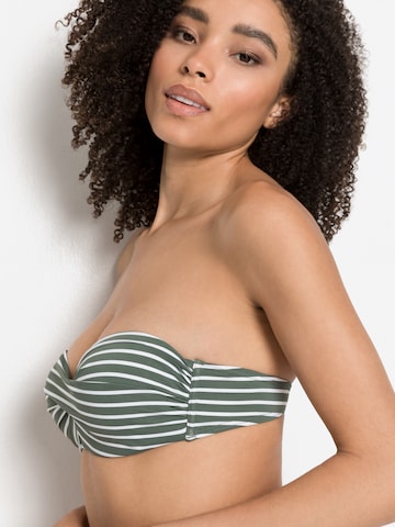 s.Oliver Bandeau Bikinitop in Groen