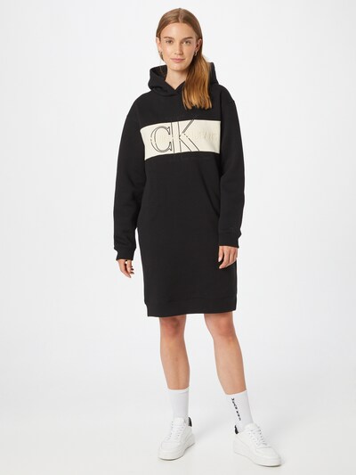 Calvin Klein Jeans Šaty - krémová / čierna, Model/-ka