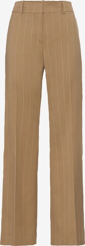 HALLHUBER Pleated Pants in Beige: front