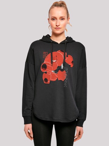 Sweat-shirt 'Big Hero 6 Baymax Suite' F4NT4STIC en noir : devant