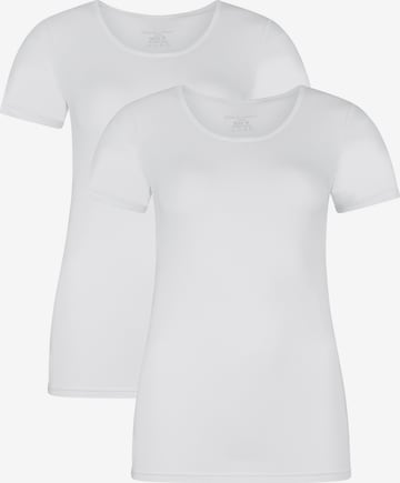 Bamboo basics Shirt in White: front