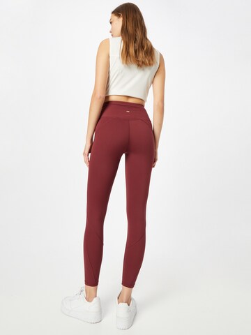 Marika Skinny Workout Pants in Red