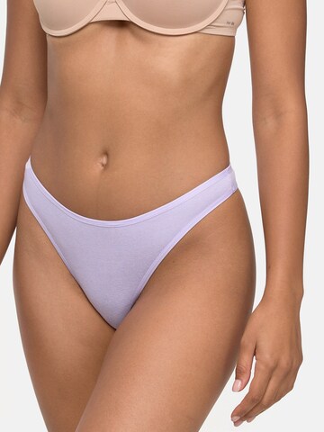 Nur Die Thong in Beige: front