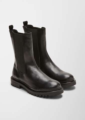 s.Oliver Chelsea boots in Zwart