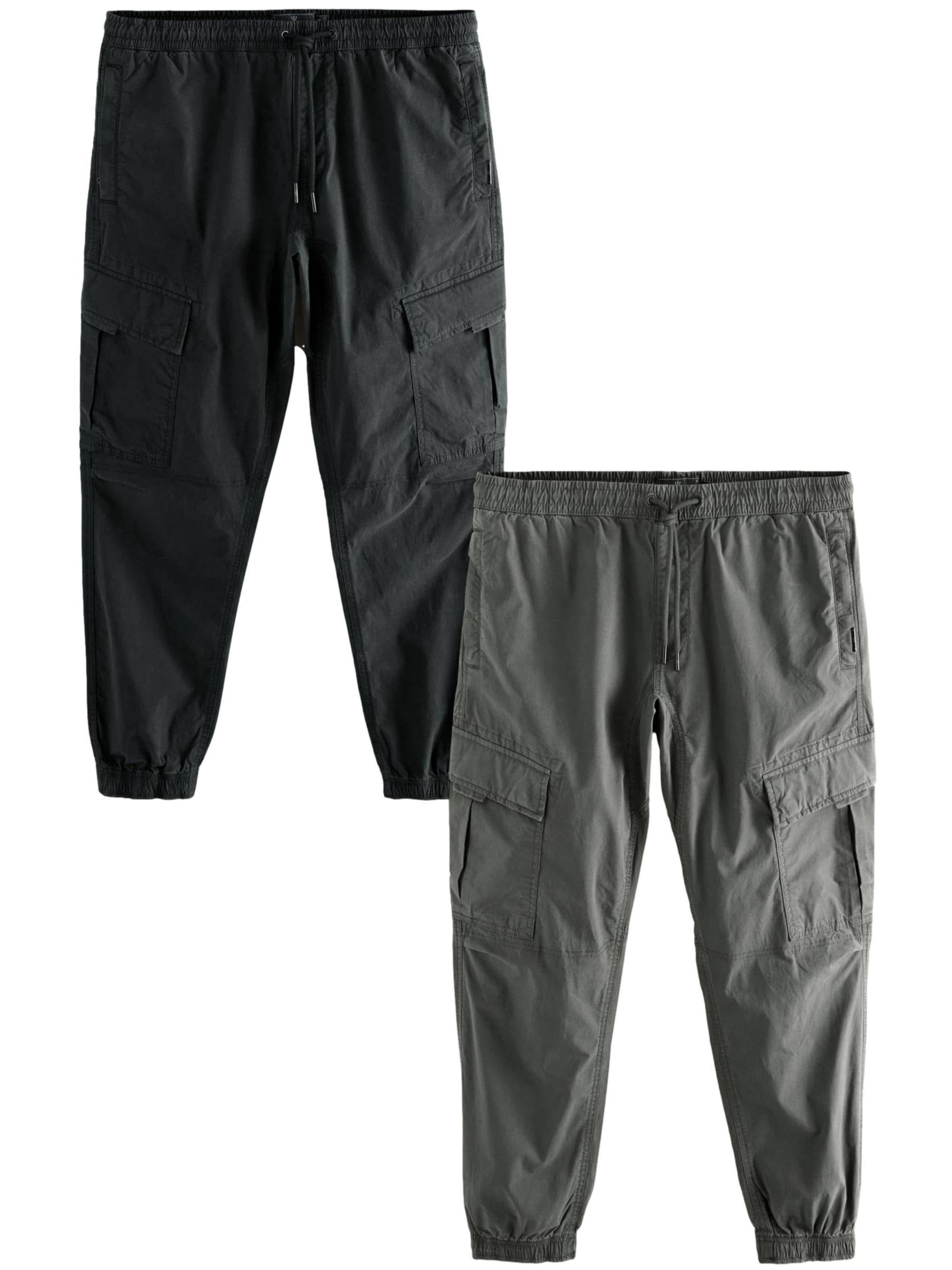 Next Alt kitsenev Klapptaskutega püksid, värv hall: eest vaates