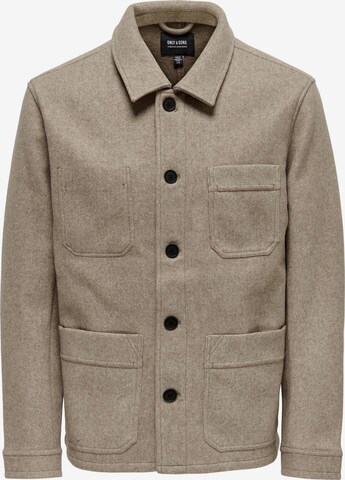 Veste mi-saison 'Jax' Only & Sons en gris : devant