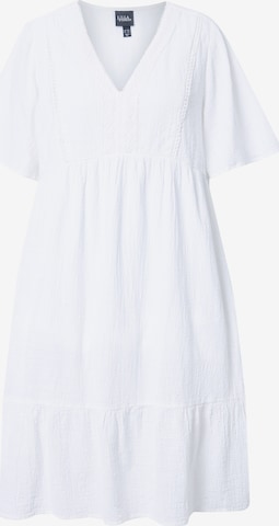Ulla Popken Dress in White: front