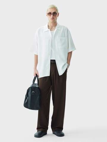 VAMOS CLO Comfort fit Koszula 'Phoenix' w kolorze beżowy