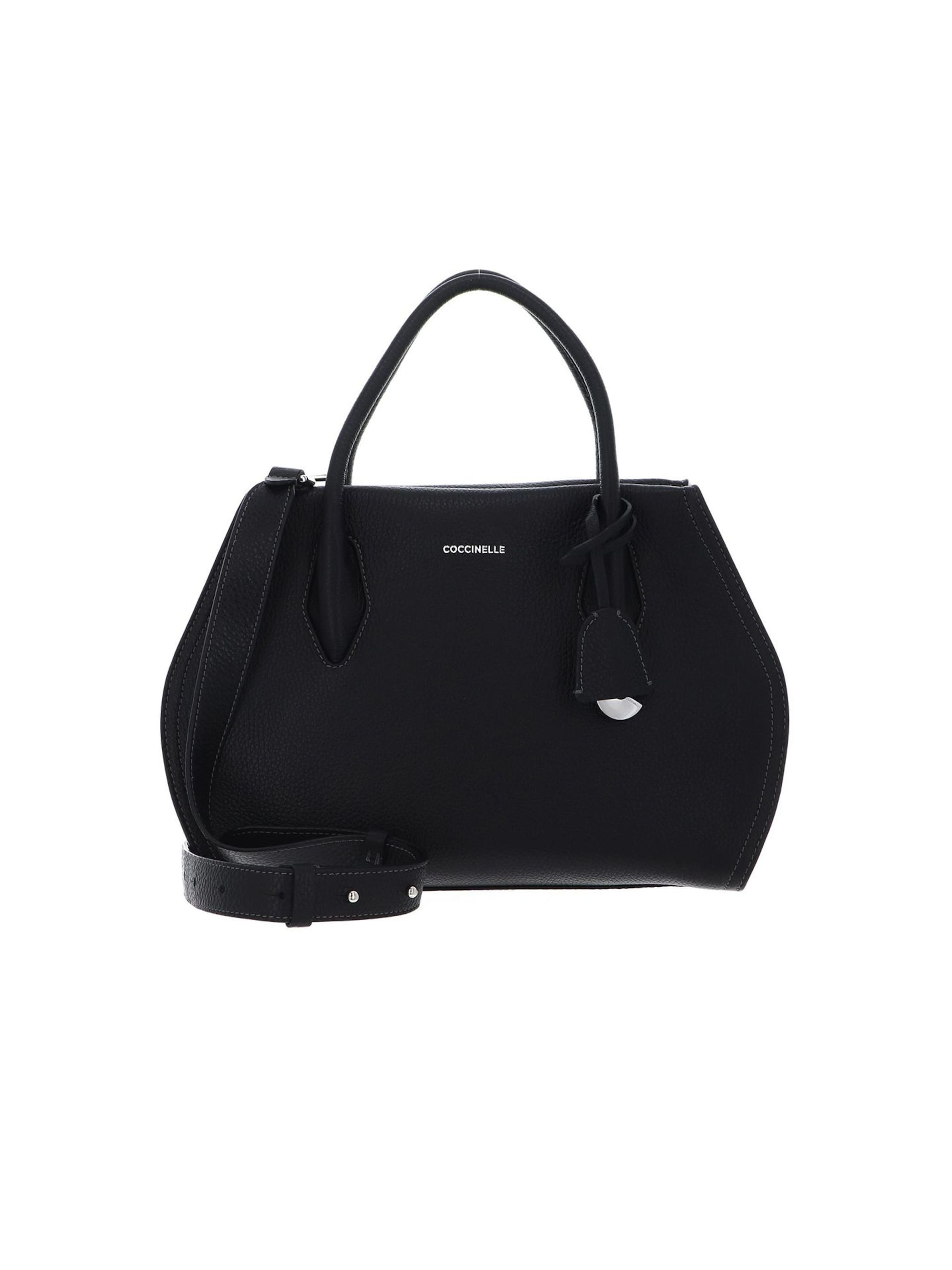Sacs à main 'Coccinelle Lord leather crossbody bag' Coccinelle en noir : devant