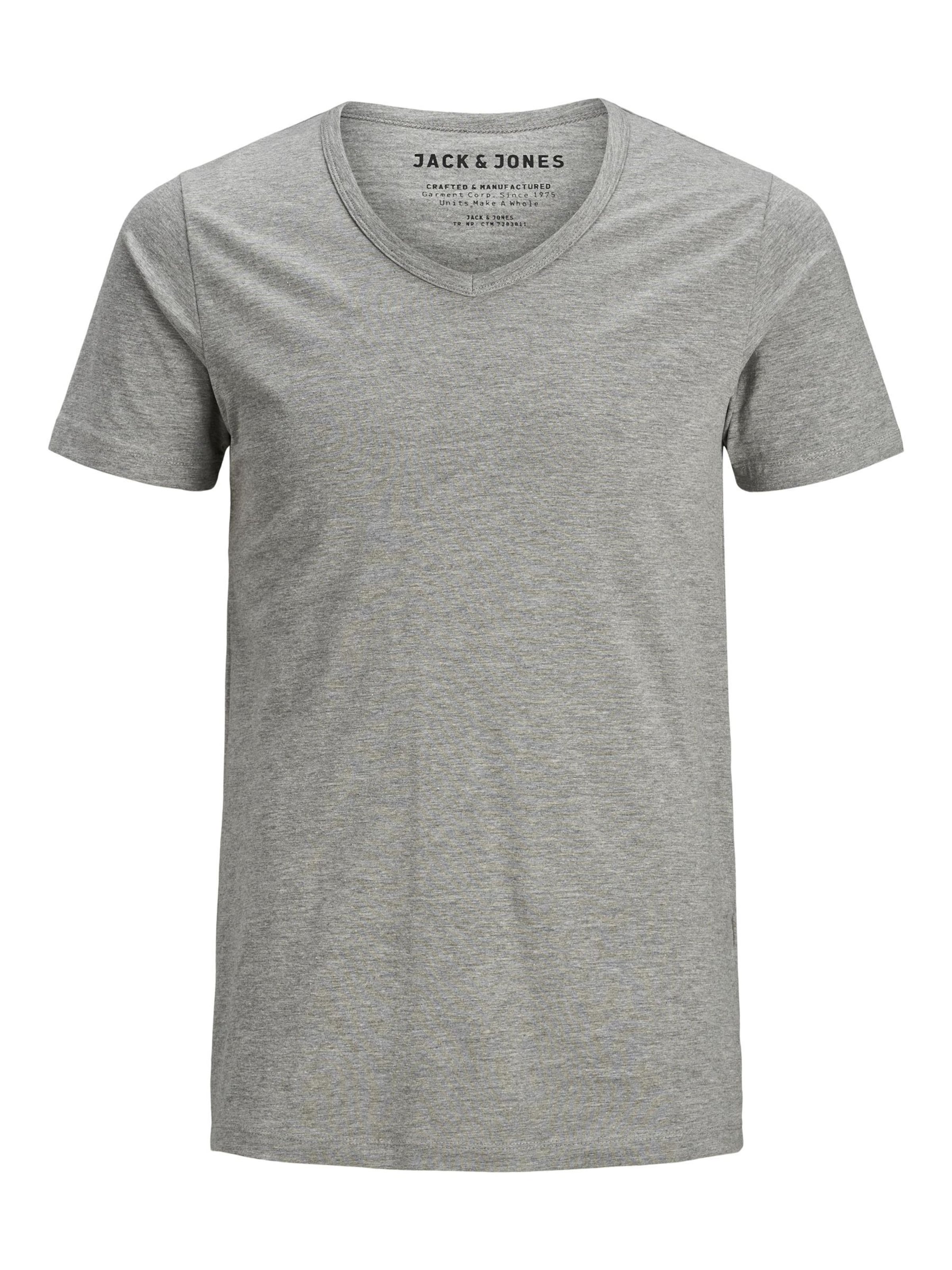 Maglietta di JACK & JONES in grigio: frontale