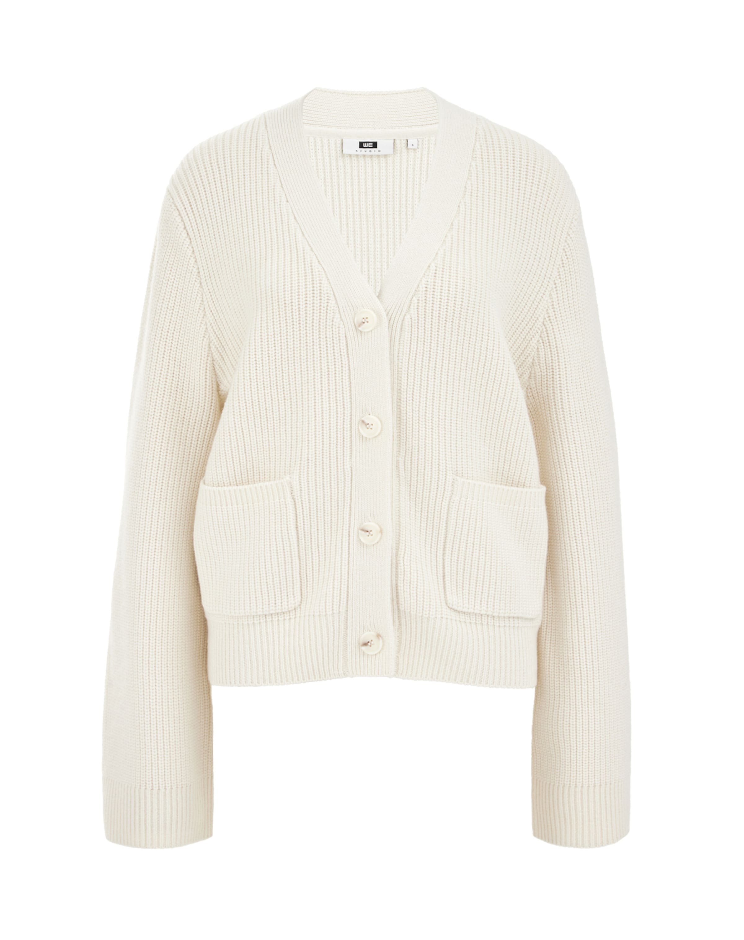 bēšs WE Studio Adīta jaka: no priekšpuses