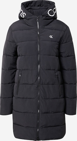 Calvin Klein Jeans Winter jacket in Black: front