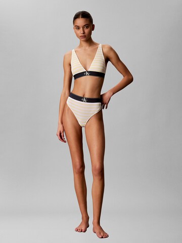 Calvin Klein Underwear Triangel BH in Gelb