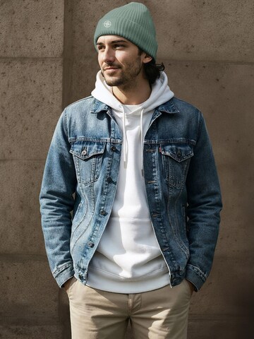Neverless Beanie 'Windrose' in Green