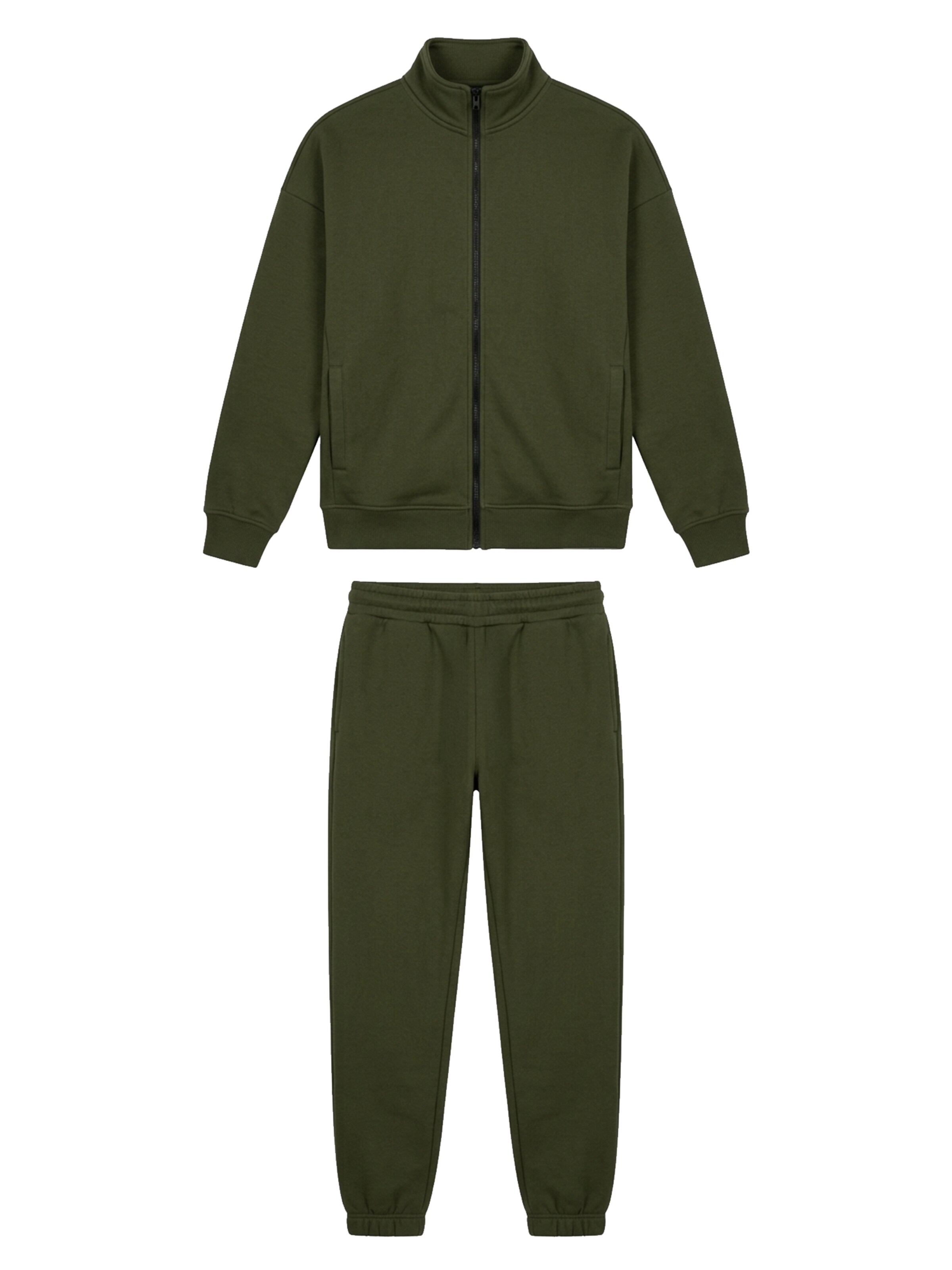 cut my fashion Trainingsanzug 'Vyriški treningai "Rokas" CMF572-17'‌‌‌‌‌‌‌‌‌ in S in dunkelgrün, Produktansicht