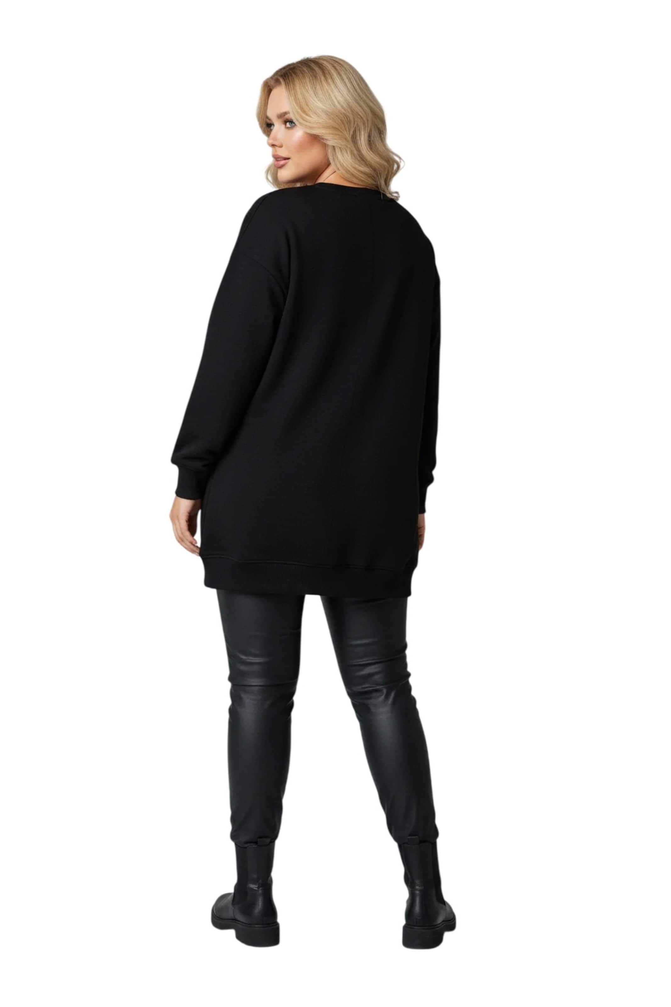 Shape Of You Sweatshirt in Black