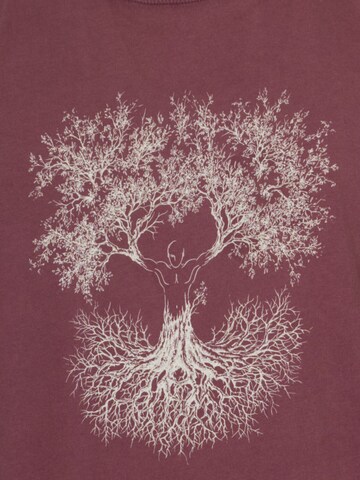 Life-Tree Shirt 'Fusion' in Rood