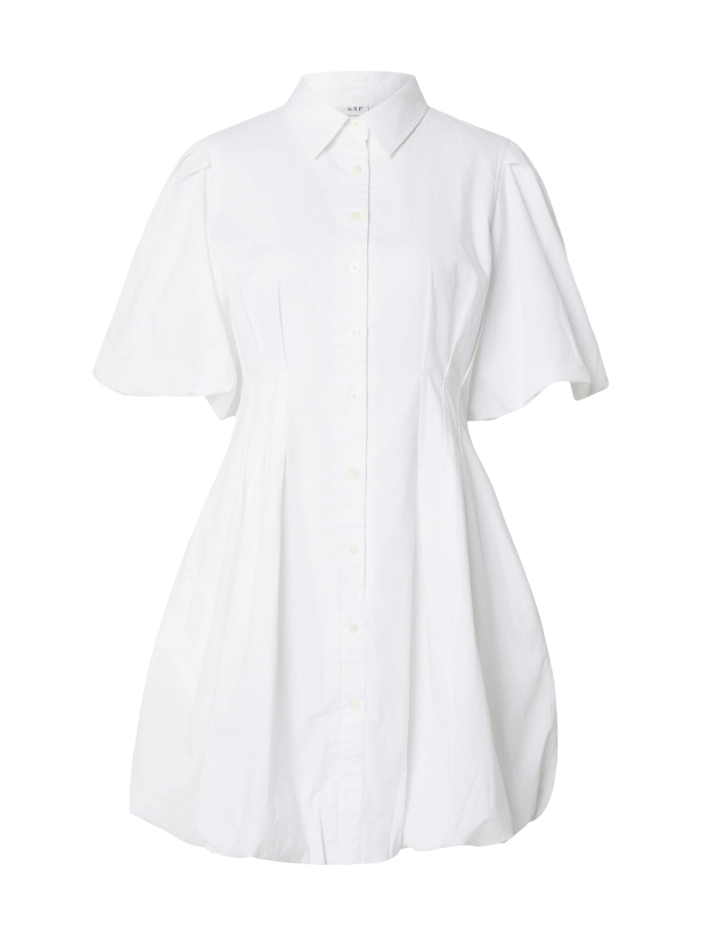 GAP Μπλουζοφόρεμα σε λευκό: μπροστά
