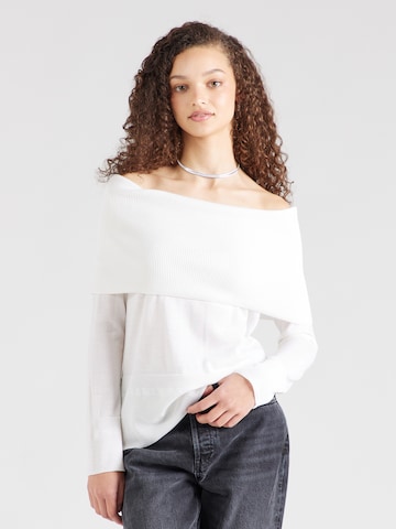 Pull-over 'TIGLIO' Max Mara Leisure en blanc : devant