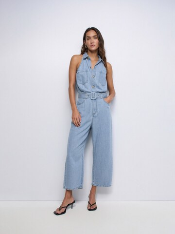 Combinaison Salsa Jeans en bleu : devant