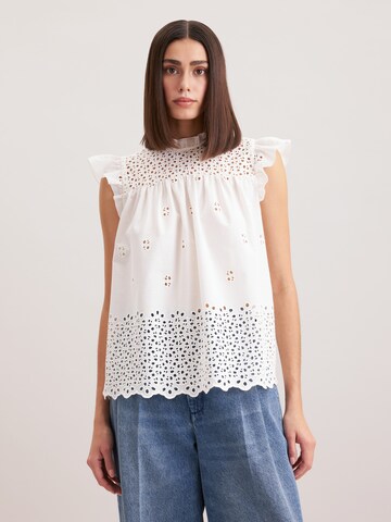 SEIDENSTICKER Blouse in Wit
