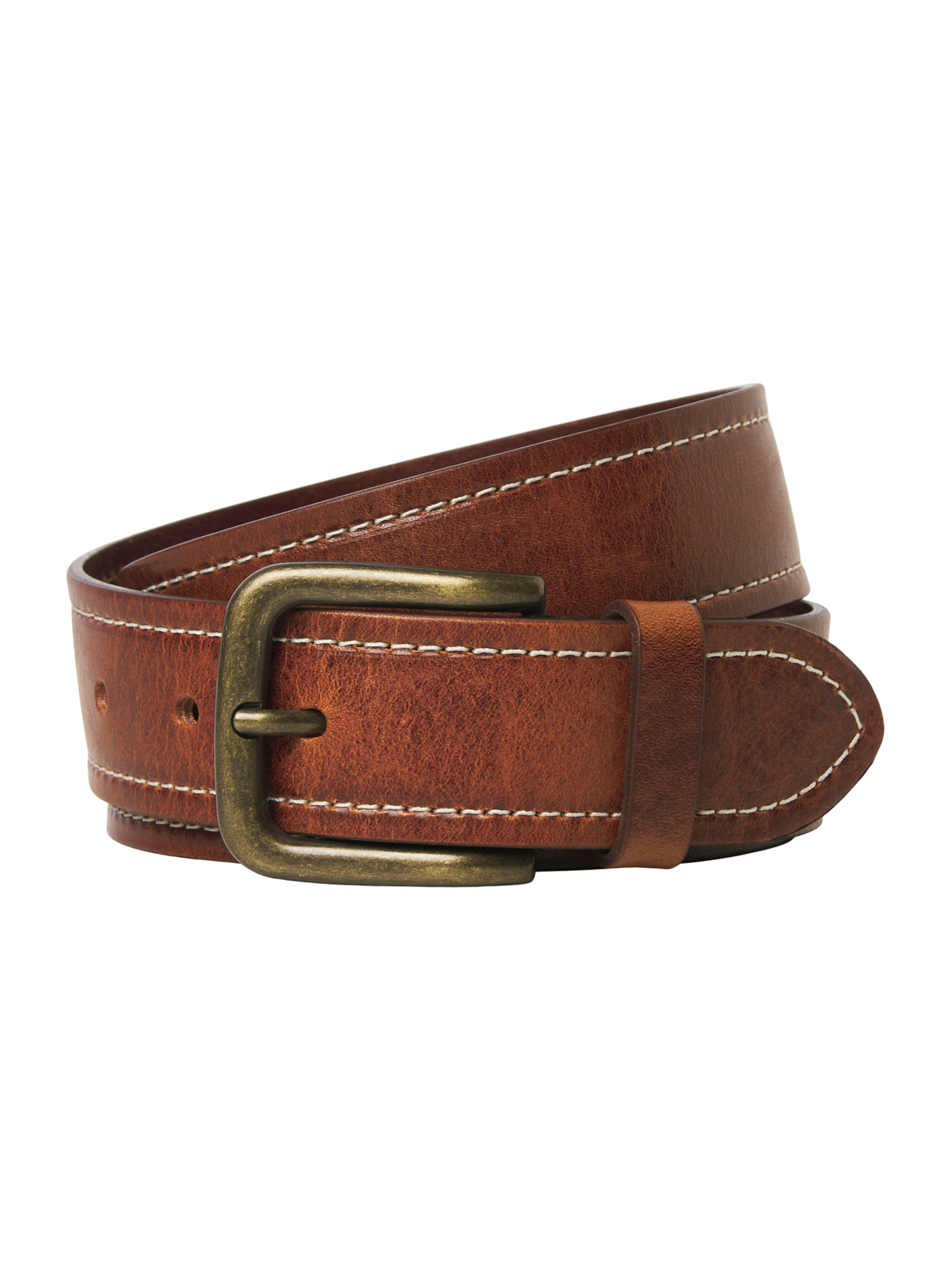 JACK & JONES Opasek 'JACCRETA' – hnědá: přední strana