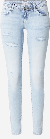 ONLY Skinny Jeans 'CORAL' in Blauw: voorkant