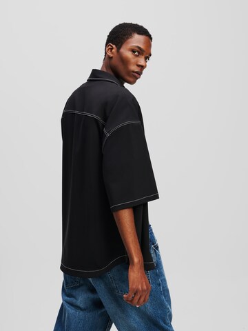 KARL LAGERFELD JEANS Comfort fit Button Up Shirt in Black