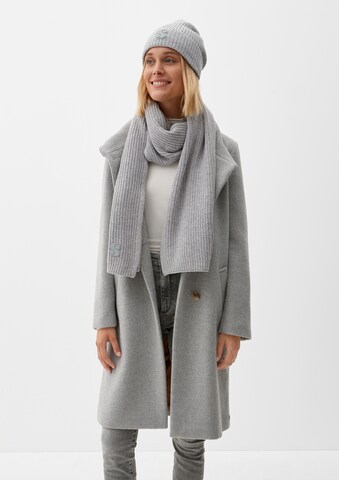 s.Oliver Scarf in Grey: front