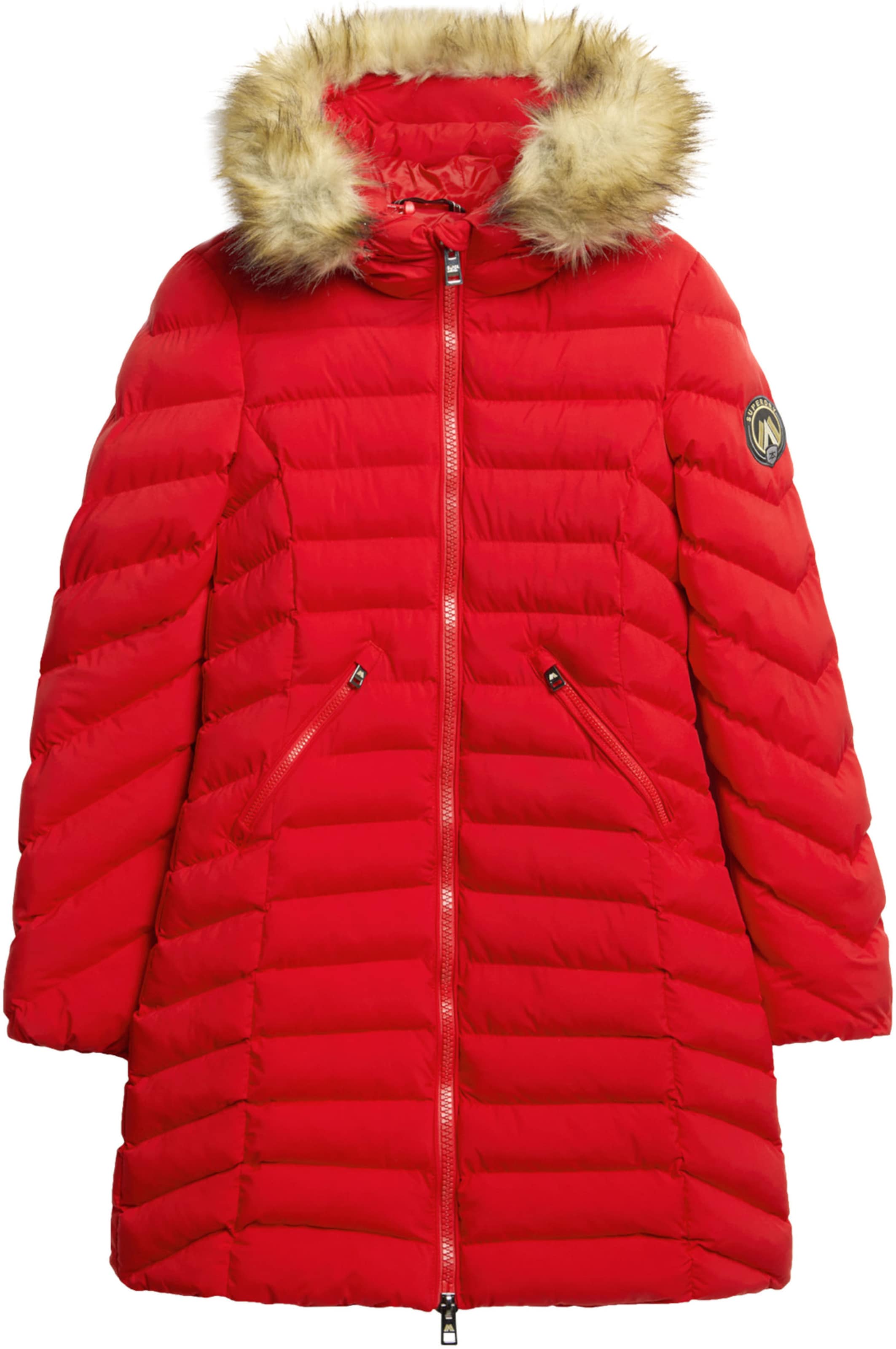 Superdry & Co Winter Coat 'Fuji' in Red: front