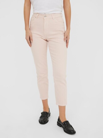 VERO MODA Regular Jeans 'Brenda' in Roze: voorkant