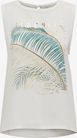 ONLY Top 'FLORA' in White: front