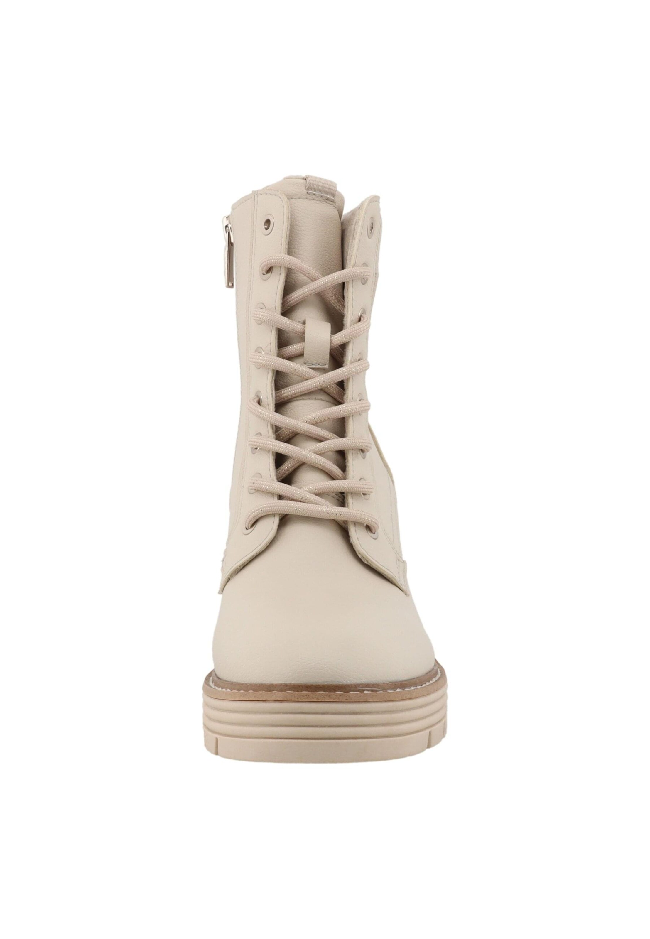 Bottines à lacets TOM TAILOR en beige