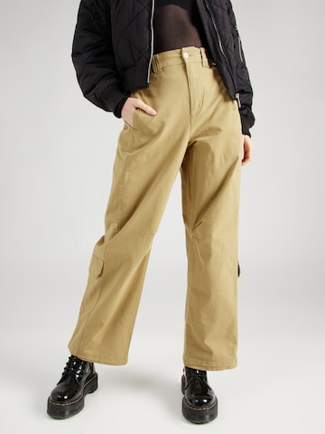 Wide leg Pantaloni cargo '94TESSA' di Gang in verde: frontale