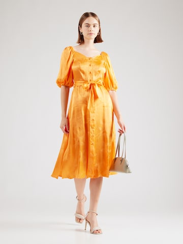 Closet London Платье 'Closet London Sweetheart Neck Dress D7885' в Оранжевый