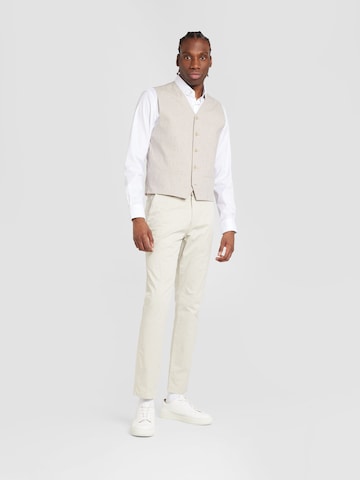 JACK & JONES - Chaleco para traje 'RIVIERA' en marrón