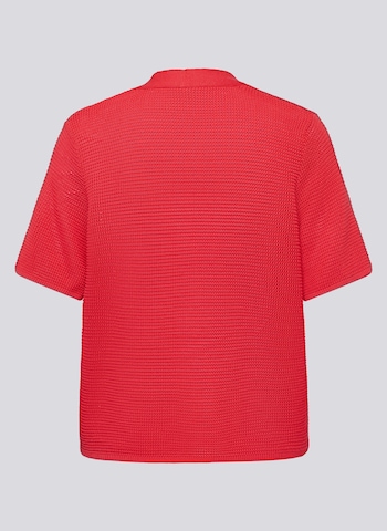 Rabe Knit Cardigan in Red