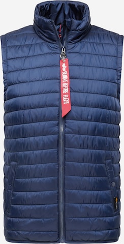 Gilet ALPHA INDUSTRIES en bleu : devant