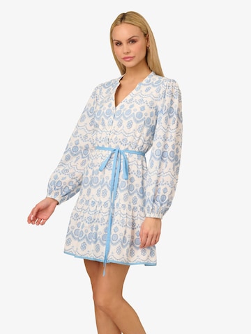 Adrianna Papell Summer Dress in Beige: front