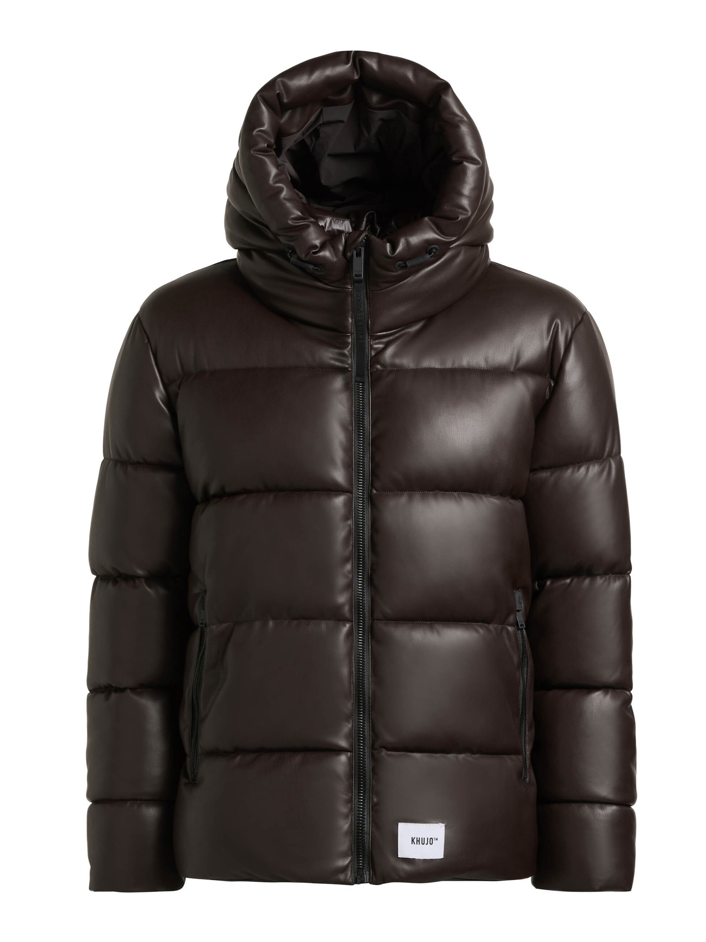 Veste d’hiver 'Coen2' khujo en marron : devant