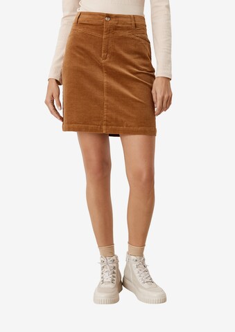 s.Oliver Skirt in Brown: front