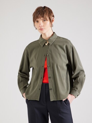Camicia da donna 'ONLARIS' di ONLY in grigio: frontale